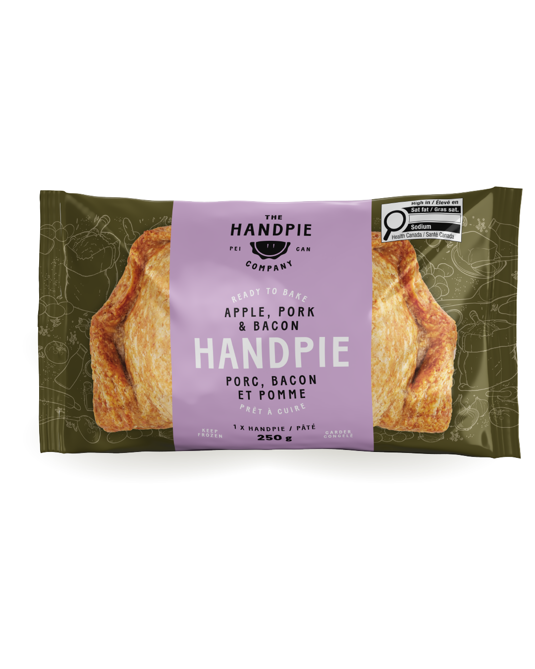 The Apple, Pork, and Bacon Handpie package