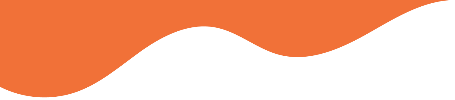 Orange art detailing for website branding