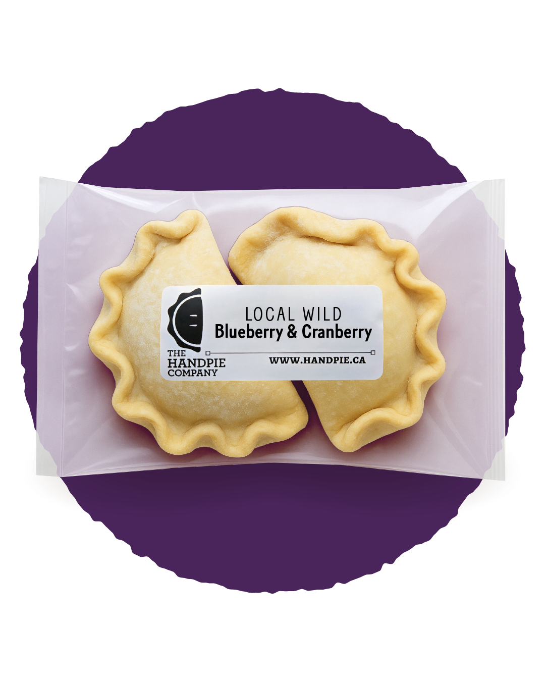 Blueberry Cranberry Handpies in their packaging