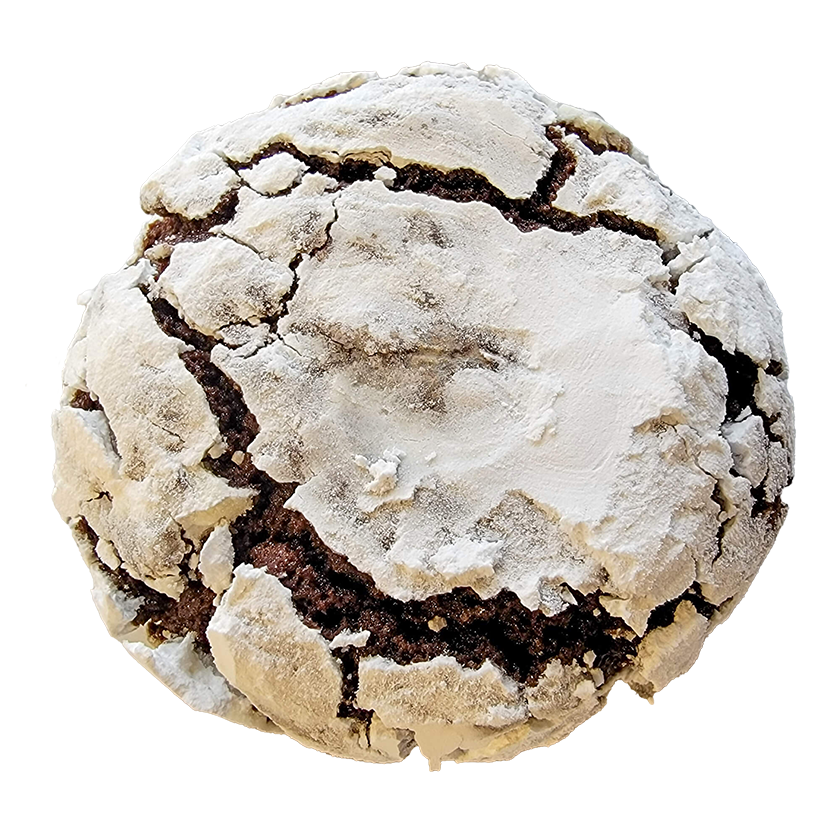 A Chocolate Crinkle Cookie by The Handpie Company