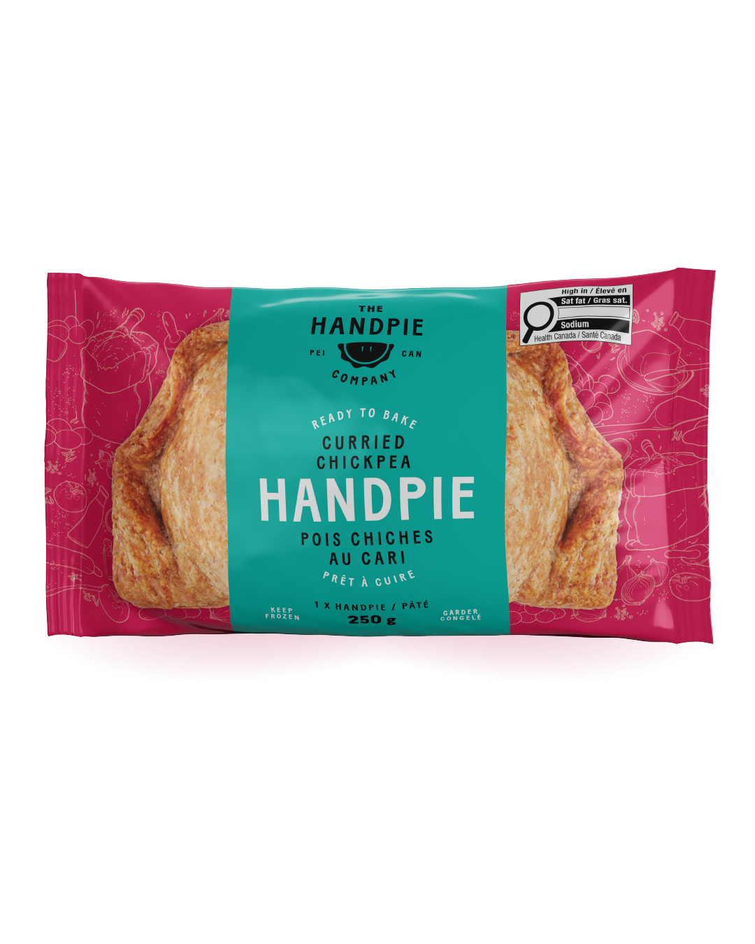 Curried Chickpea Handpie package
