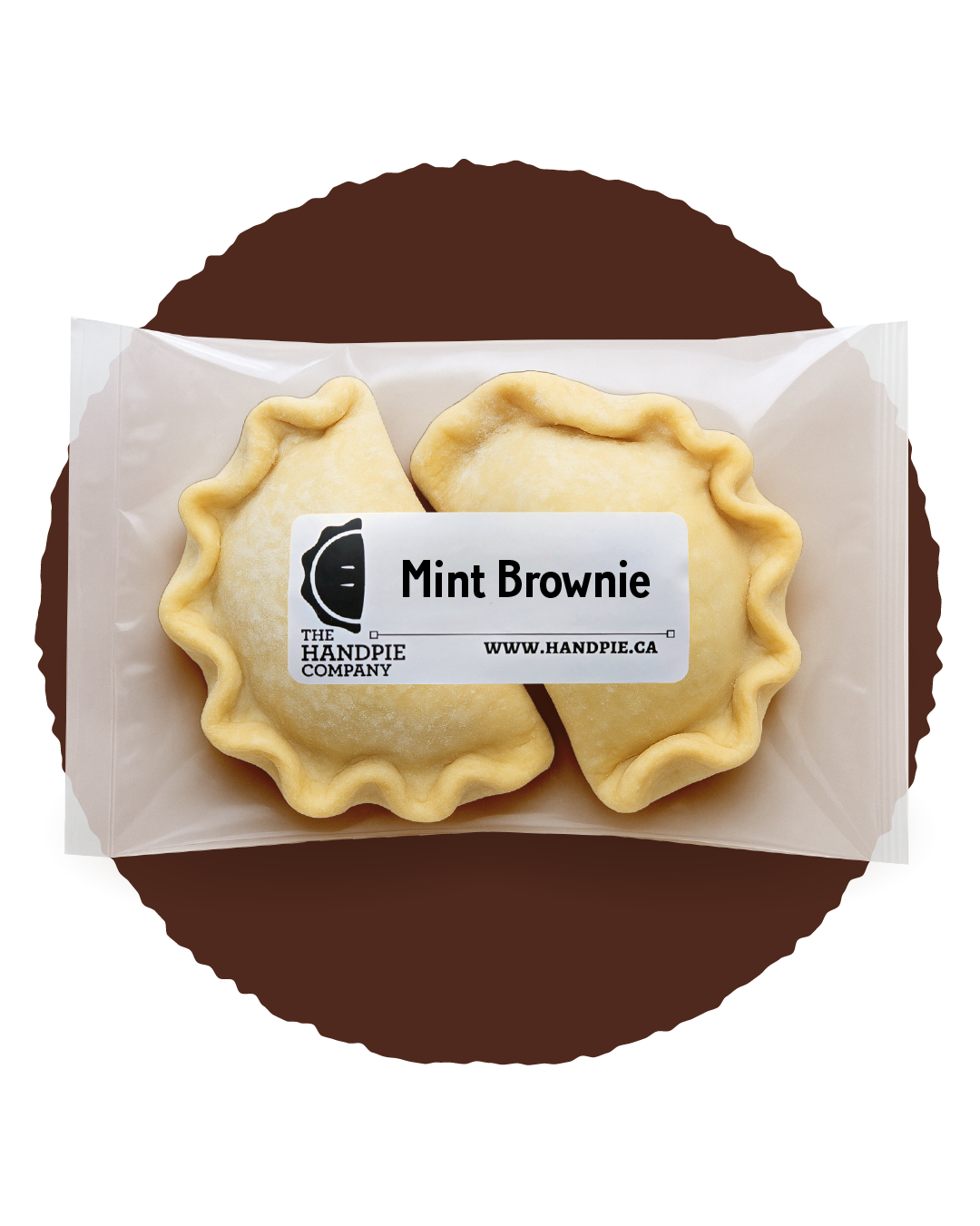 Mint Brownie Handpies in their package