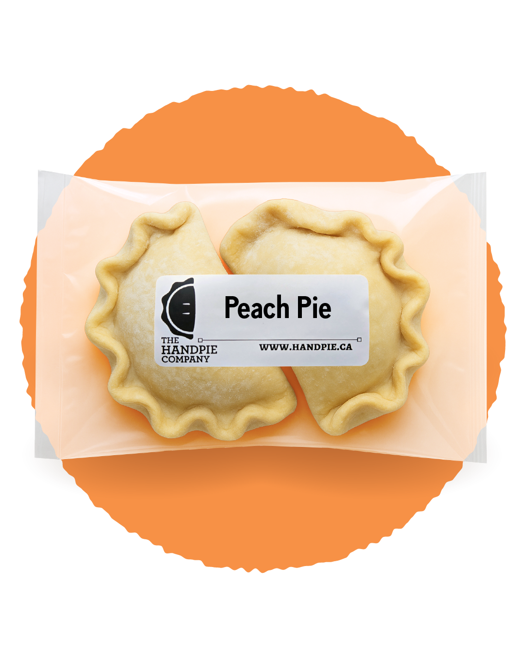Peach Pie Handpies in their packaging
