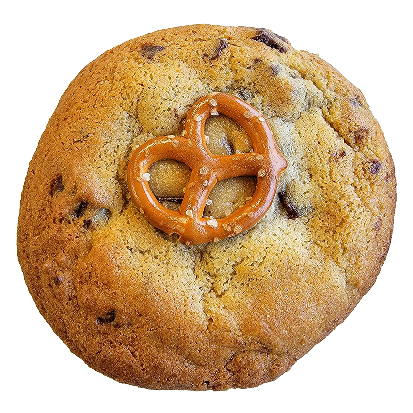 A Chocolate Chip Cookie (plus a bonus pretzel) by The Handpie Company