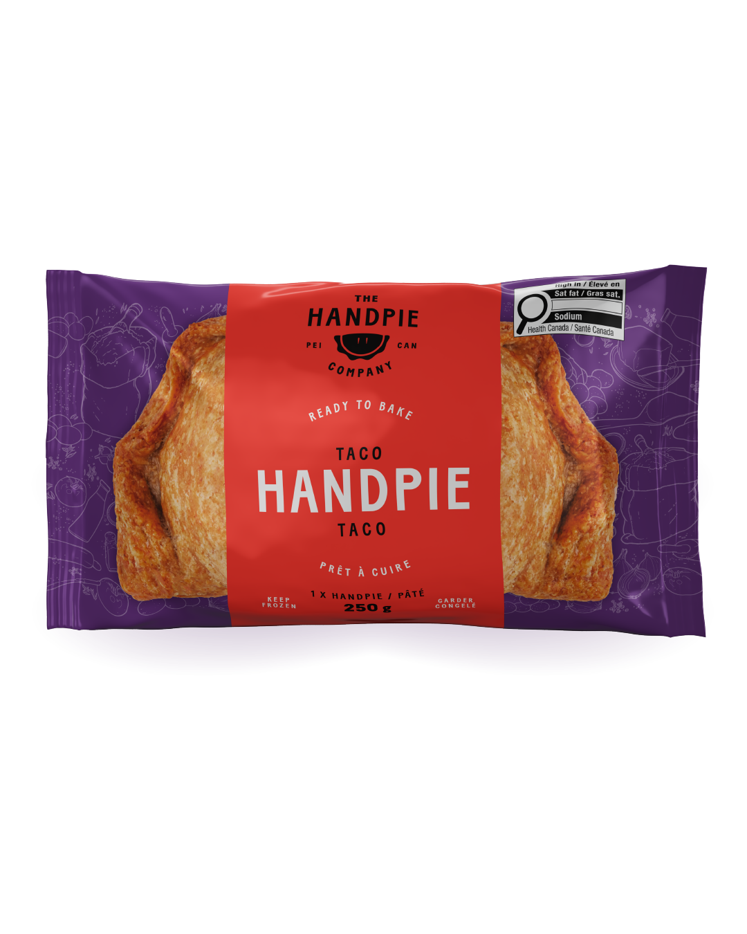 Taco Handpie package