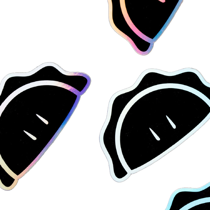Holographic Handpie Stickers